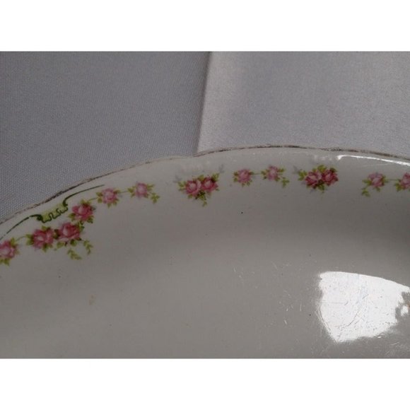 W.H. Grindley and Co. ENGLAND Rosemary Platter 9" Long (9a3) - Picture 3 of 6